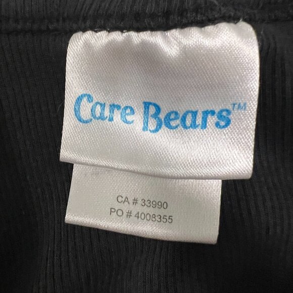 Y2K CARE BEARS Black Crop Stretch Baby Tank Top with Grumpy Bear | 95% Cotton - Picture 5 of 10